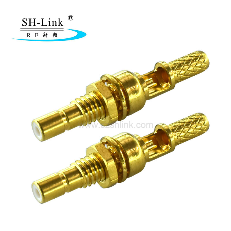 Straight SSMB plug male for 1.37 small cable
